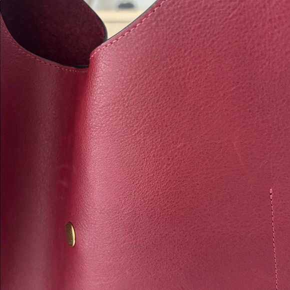 Coach Brooklyn Shoulder Bag 39 in Red / Burgundy - Picture 9 of 17